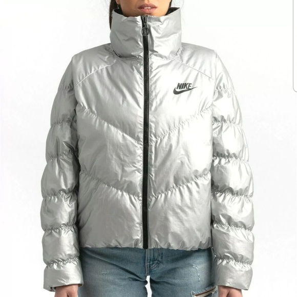 nike sportswear synthetic fill white